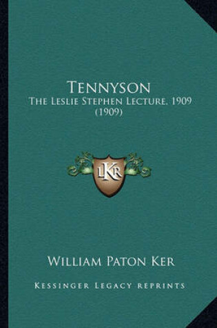 Cover of Tennyson Tennyson