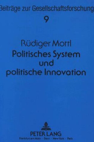 Cover of Politisches System Und Politische Innovation