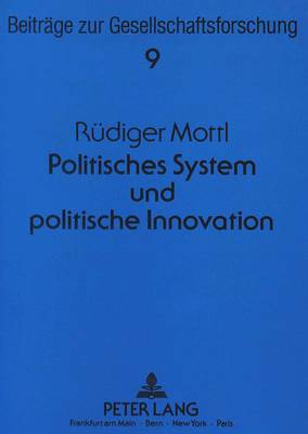 Cover of Politisches System Und Politische Innovation