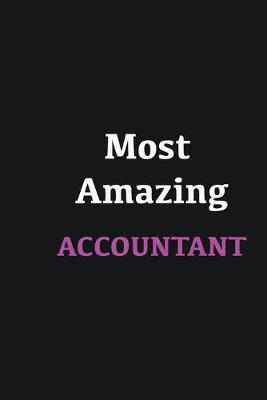 Book cover for Most Amazing Accountant