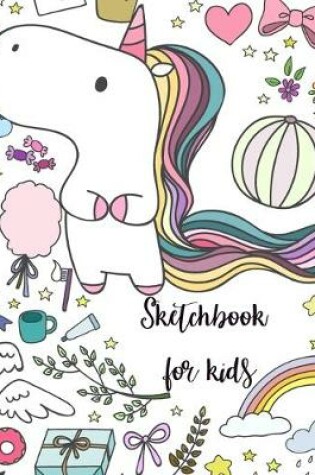 Cover of sketchbook for kids