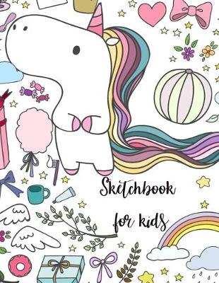 Book cover for sketchbook for kids