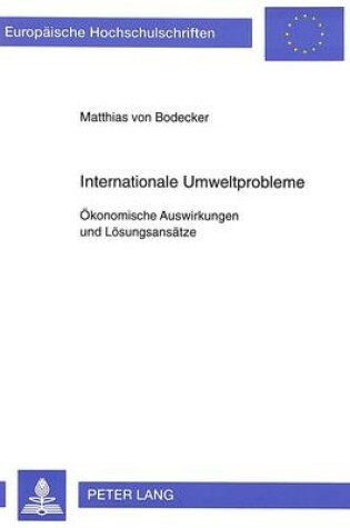 Cover of Internationale Umweltprobleme