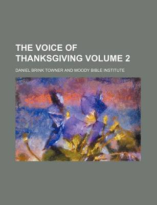 Book cover for The Voice of Thanksgiving Volume 2