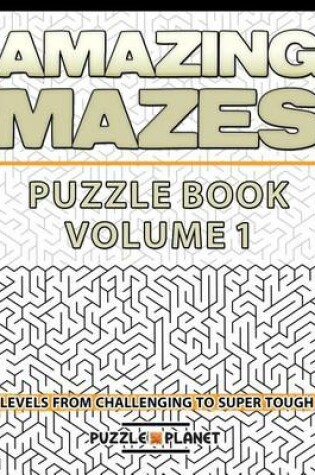 Cover of Amazing Mazes Puzzle Book - Mazes for Adults