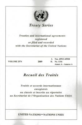 Book cover for Treaty Series 2574