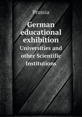 Book cover for German educational exhibition Universities and other Scientific Institutions