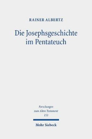 Cover of Die Josephsgeschichte im Pentateuch