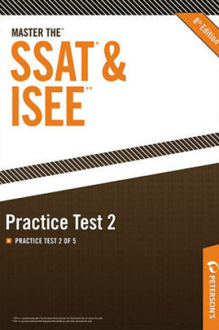 Cover of Master the SSAT/ISEE: Practice Test 2