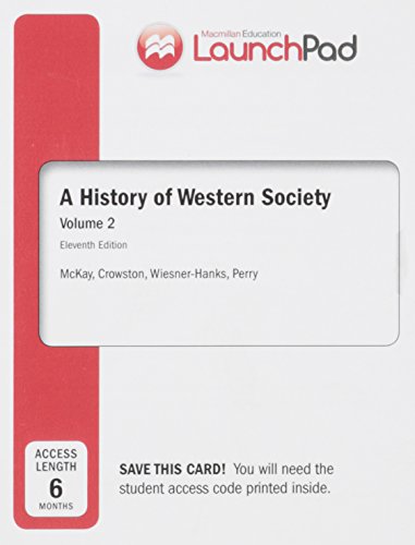 Book cover for Launchpad for a History of Western Society, Volume II (Six Month Access)