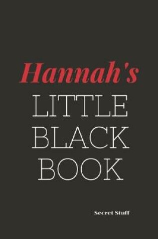 Cover of Hannah's Little Black Book.
