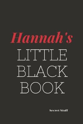 Book cover for Hannah's Little Black Book.