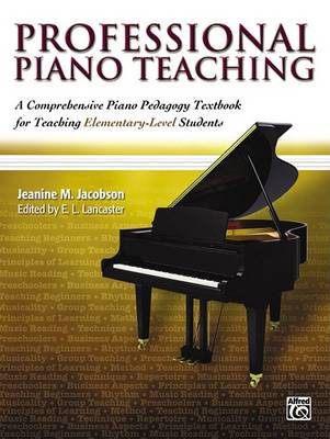 Book cover for Professional Piano Teaching, Book 1