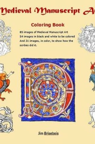 Cover of Medieval Manuscript Art Colouring Book