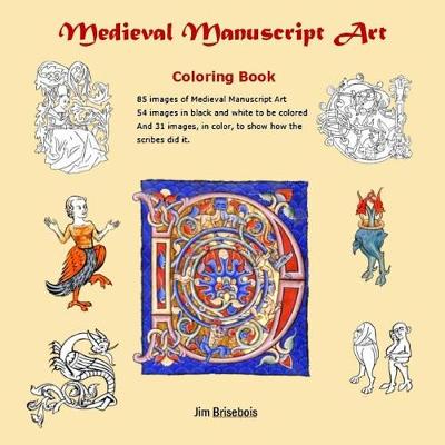 Book cover for Medieval Manuscript Art Colouring Book