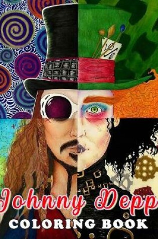 Cover of Johnny Depp Coloring Book