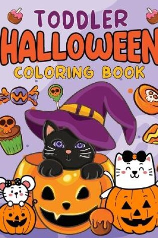 Cover of Toddler Halloween Coloring Book for Kids