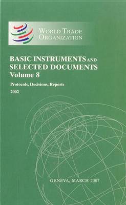 Book cover for WTO Basic Instruments & Selected Documents (WTO BISD)