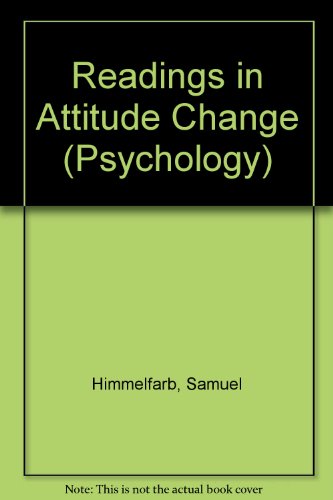 Cover of Readings in Attitude Change