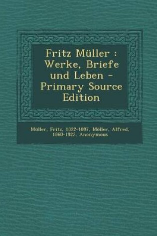 Cover of Fritz Muller