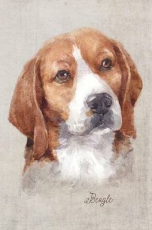 Cover of Beagle Dog Portrait Notebook