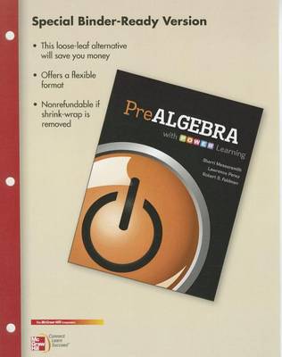 Book cover for Loose Leaf Version Prealgebra with P.O.W.E.R. Learning