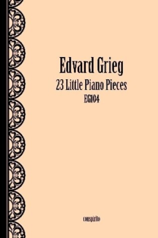 Cover of 23 Little Piano Pieces