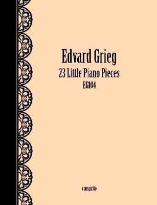 Book cover for 23 Little Piano Pieces