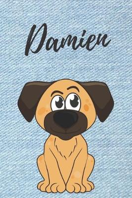 Book cover for Damien Hund-Malbuch / Notizbuch Tagebuch