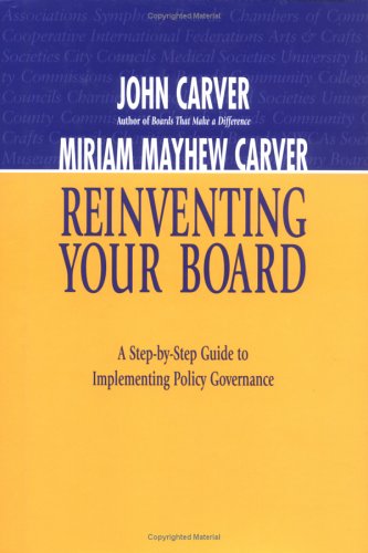 Book cover for John Carver Set (Includes Reinventing Your Board; That Make a Difference 2e