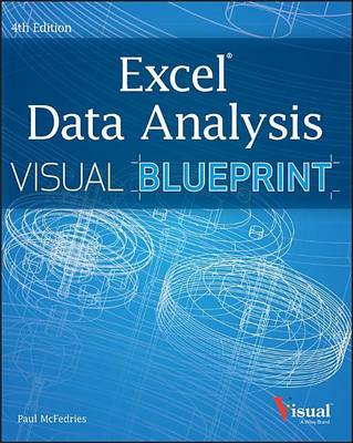 Book cover for Excel Data Analysis: Your Visual Blueprint for Analyzing Data, Charts, and Pivottables