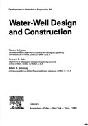 Cover of Water-Well Design and Construction