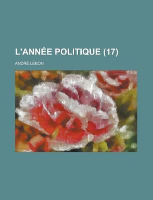 Book cover for L'Annee Politique (17)