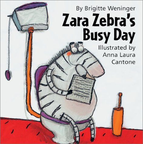 Book cover for Zara Zebra's Busy Day