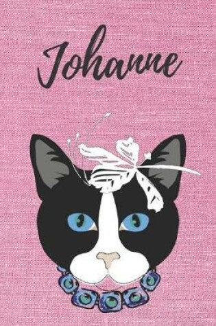 Cover of personalisiertes Notizbuch Katze / Notizheft / Journal / Malbuch / Tagebuch / Kritzelbuch / DIN A5 / Geschenk Johanne