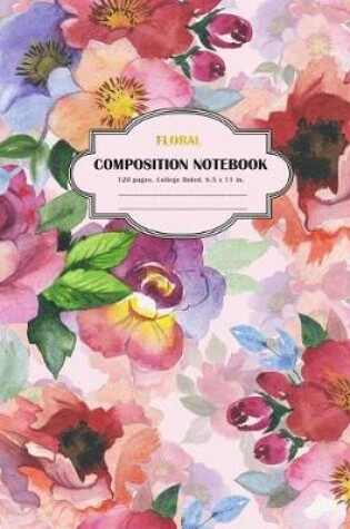 Cover of Composition Notebook Floral