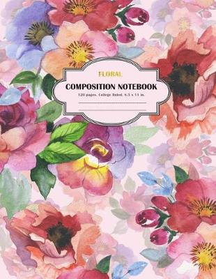 Book cover for Composition Notebook Floral