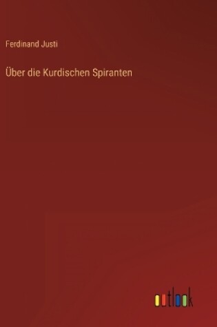 Cover of Über die Kurdischen Spiranten