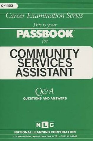 Cover of Community Services Assistant