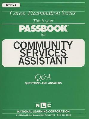 Book cover for Community Services Assistant