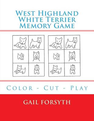 Book cover for West Highland White Terrier Memory Game