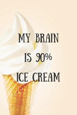 Book cover for My Brain Is 90% Ice Cream