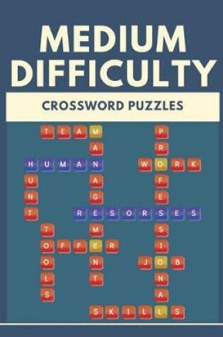 Cover of Medium Difficulty Crossword Puzzles