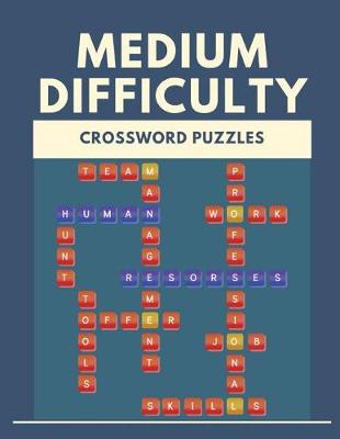 Book cover for Medium Difficulty Crossword Puzzles