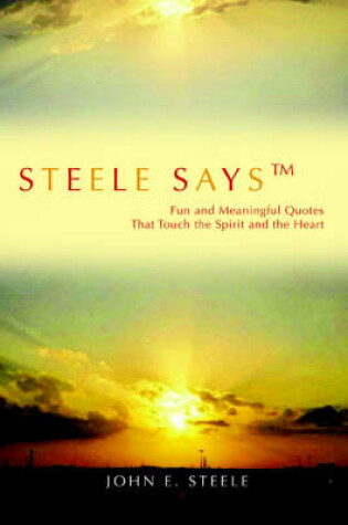 Cover of Steele Says