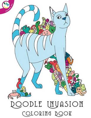 Book cover for Doodle Invasion Coloring Book