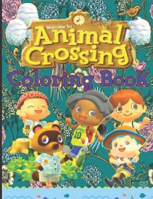 Book cover for Animal Crossing Coloring Book