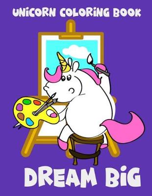 Book cover for Unicorn Coloring Book