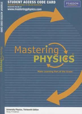 Book cover for MasteringPhysics - Standalone Access Card - for University Physics