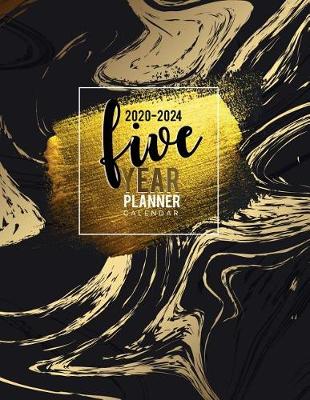 Book cover for 2020-2024 five year planner Calendar